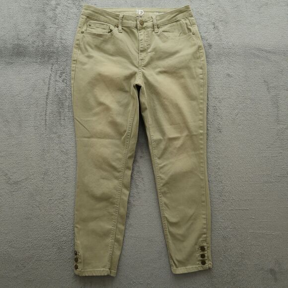 New Directions Jeans Women's Size 10R Beige Mid-Rise Skinny Denim 26" Inseam - Picture 1 of 15